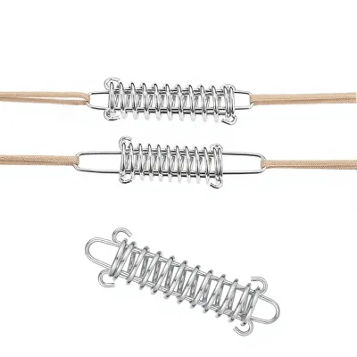 Outdoor Canopy Fixed Tent Pegs Cushioning Camping Tensioner Spring-type Aluminum Accessory Explosion-proof Shock Absorption