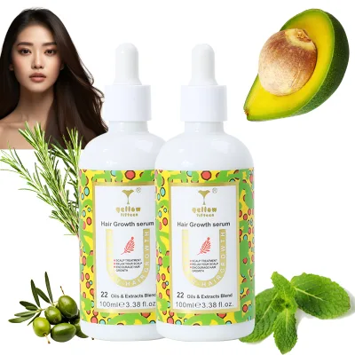 Pure Natural Hair Density Essential Oil Plant Extract Hair Growth Serum for Dry Damaged Hair