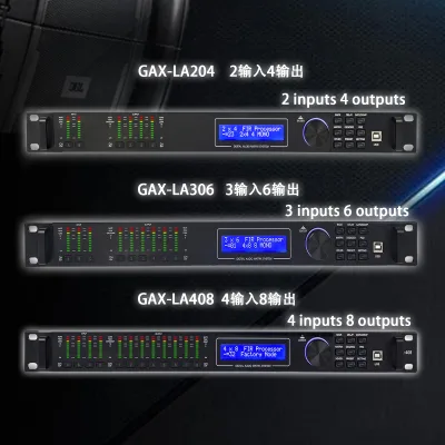 Green Audio LA408 Hot Selling Profession Digital Audio Processor 4In 8 Out Intelligent Effector for Stage Karaoke