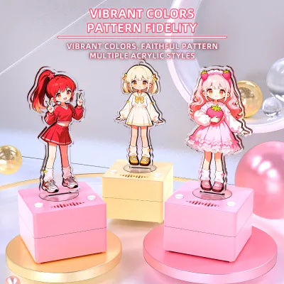 Factory Custom UV Printing Acrylic Display Stand Sound Box Interactive Educational Toy for Kids Fun