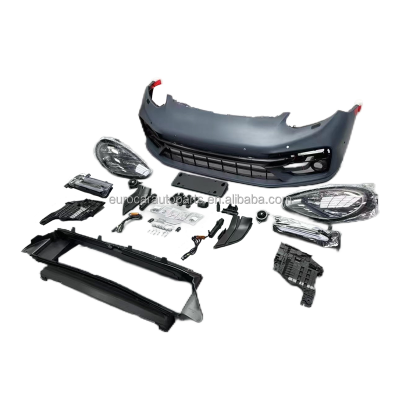 Car Body Kit for for 970 2010-2016 971 Style Bumper Replacement Headlights Tail Lights PP+LED Material Screw-On