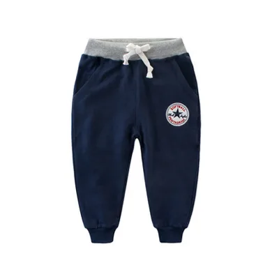 The New Winter Toddler Fashion Print 100% Cotton Boy Trousers Wholesale Baggy Pants for Baby
