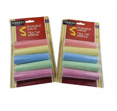 5pcs Sidewalk Chalk Povement Chalk Set