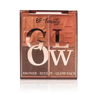 Contour Blush Makeup Blusher Highlighter 24 Hours Stay Shine Glowy Shinning 3D Bronzer Highlighter for Face Makeup