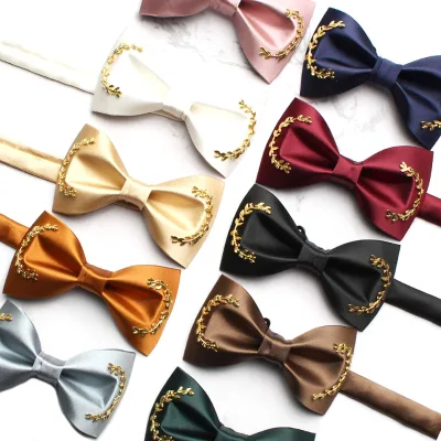 Factory Hot Sale Newly Bow Metal Accessories Wedding Bow Tie