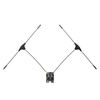 GEPRC ELRS Dual Diversity Receiver 2.4G or 915MHz True Diversity Digital RX with Dual Antennas for Long Range FPV Racing