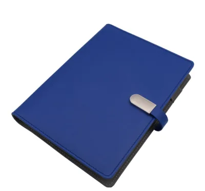 OEM Popular Wireless Power Banks Station 8000mAh Notebook Journal Planner Diary Gift Set for School Business Use Men and Women