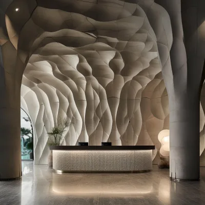 Custom 3D Printed Ceiling and Wall Panels Multifunctional Architectural Decoration Materials