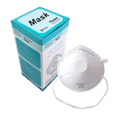 Disposable Non Woven Construction Dust Mask Airflow Dust and Particles Mask Ffp1 Ffp2 Dust Mask with Valve