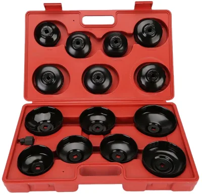 Universal Oil Change Filter Wrench Socket Tool Set Several Cup Type Oil Filter Wrench Set