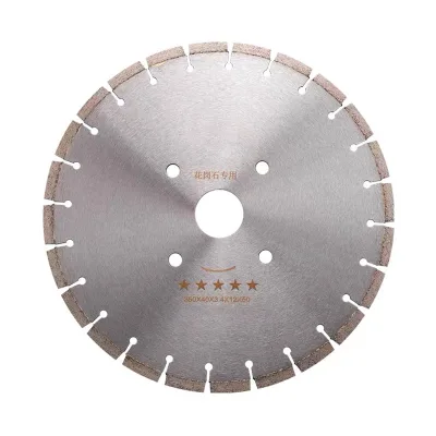 Factory Price Industrial OEM High Frequency Welded 350mm 14 Inch Discos Dimantados Corte Para Granito Wet Silent Ti-coated Aibei