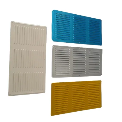 High Quality Custom Stainless Steel Stamped Louver Vents Modern Horizontal Factory Aluminum Alloy Metal Stamping Part Service