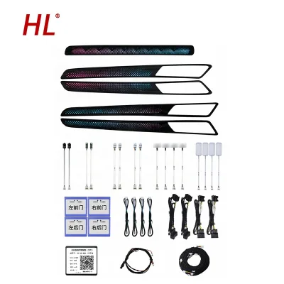 Professional Grade Car Enhancement Part Multi Color LED Gradient Mode Dynamic Ambient Light for Volkswagen Golf 7 /7.5 2014-2020