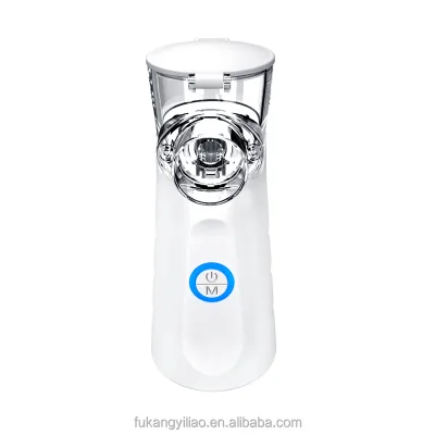 Ultrasonic Portable Mesh Nebulizer Piezoelectric Technology 2-Speed Adjustable Low Noise 25dB 12ml Capacity Digital Steam USB
