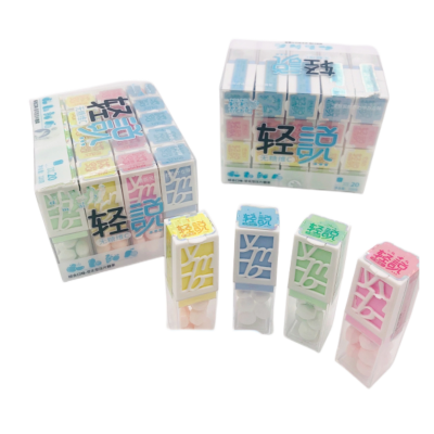 Lipstick Toy Candy Fruity Tablet Candy in Mini Bottle Packing Hard Candy