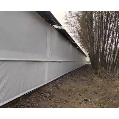Chicken PE Poultry Shed Farm Automatic Rolling Curtains Water Proof House Curtain Farming for Poultry House