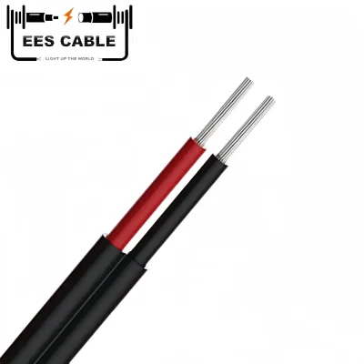 TUV Twin Core Tinned Stranded Copper PV Solar Dc 2*2.5 2*4 2*10MM2 Solar Cable