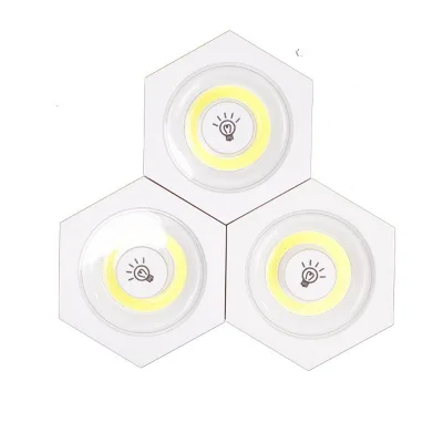 COB Closet Tap Night Lights Battery Powered Cabinet Lamp