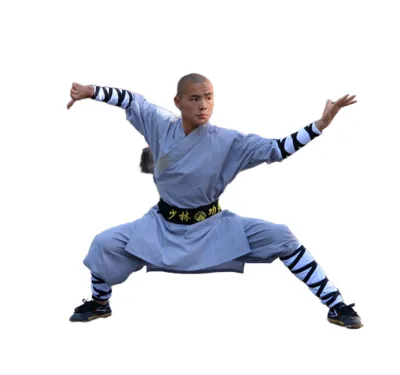Chinese Traditional Kungfu Uniform Shaolin Kungfu Suit Taiji Clothes Wushu Uniform CVC Material Unisex Customized HUA WU Brand