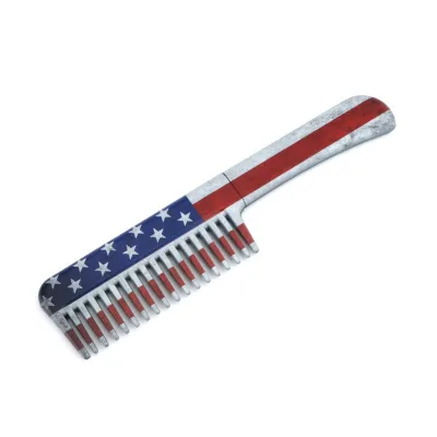 Self Defense Supplies Hairdressing Plastic Multi-color Hair Cutting Comb Dense Teeth Push Hair Salon Styling Self Defense Comb