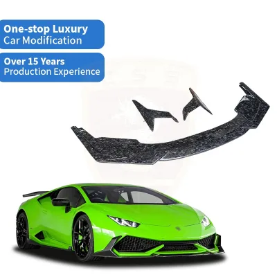 Car Modification Parts DC Style Carbon Fiber Front Lip for Lamborghini Huracan LP610