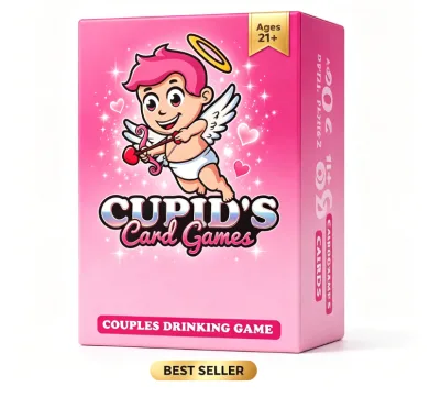 Cupids Card Game Ignite Passion Laughter with Your Partner Couples Drinking Game Interactive Party Cards for Date Night Durable