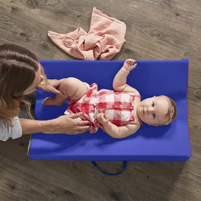 Soft Baby Portable Changing Mat PU Foam Waterproof Diaper Pad Light Weight Foldable Changing Mat Pad