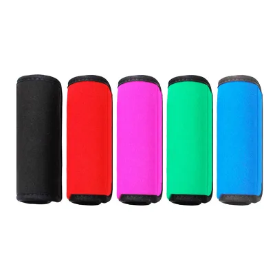 Fluorescent Color Durable Neoprene Travel Bag Luggage Handle Wrap Cover Suitcase Handle Grip Wrap