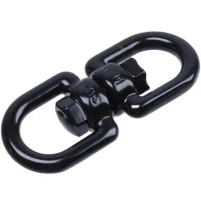 Rigging Hardware Hanging Connector Swing Swivel Eye to Eye Stainless Steel Swivel Ring Black Double Ended Swivel Eye Hook