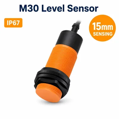 Capacitive Proximity Sensor 20mm AC DC 20-250V 2 Wire IP65 PBT Thread Structure Metal Plastic Liquid Detection