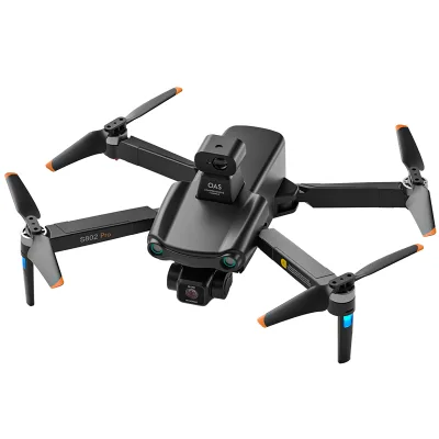 New S802 Drone 4K Professional Laser Scan 3-Axis Gimbal HD Camera Brushless Motor GPS 5G WiFi FPV Remote Control with LED Lights
