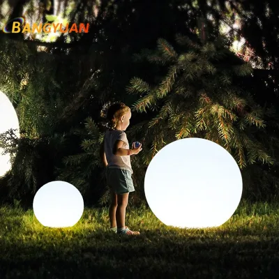 IP68 Waterproof RGB Solar Lights Inflatable Water Floating LED Balls Outdoor Christmas Decorations for Yard Pool Garden