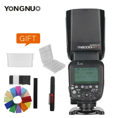 YONGNUO YN600EX-RT II 2.4G Wireless HSS 1/8000s Master Flash Speedlite Camera As 600EX-RT YN600EX RT II + GIFT KIT