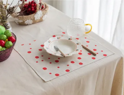 100% Jute Woven Solid Rectangular Placemats for Everyday Use