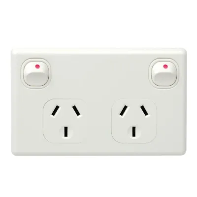 Australia Standard double pole double GPO 10A