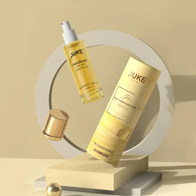 Juke OEM Custom Anti Frizz Floral Perfume Serum Strengthening & Nourishing Hair Oil for Damaged Hair Care