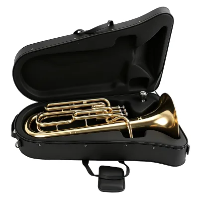 Brass Tuba in Bb with Three Vertical Keys