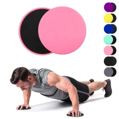 Custom Logo Fitness Gliding Disc Pilates Exercise Gilding Disc Core Sliders Sliding Plate Fitness Workout Non-slip Sliding Discs