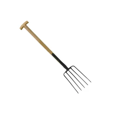 Quality Assurance Horse Manure Fork 6 Fork Farm Tools Pitchfork Wooden Handle