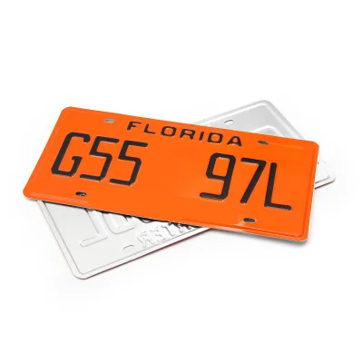 Colorful License Plate Sticker Hr Croatia Tanzania Egypt Thailand Vehicle Number Plate Metal Car Registration Plate for Gift