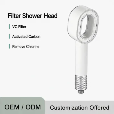 OEM/ODM Handheld Shower Head Bathroom Shower Head Remove Chlorine Filter Shower VC Water-Saving High-Pressure