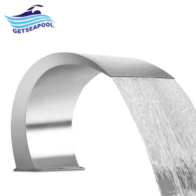 Swimming Pool Cascade Hook Nozzle Waterfall Blade with Led Light