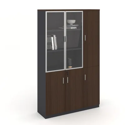 Custom Wood Small Vertical Office Storage Filing Cabinets Wholesale Commercial Furniture With Side Cabinet for Office Home Use