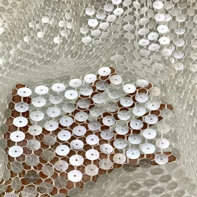 New Style Honeycomb Mesh Center-Hole Pads 12mm Sequin Embroidery Personalized Womens Dress Formal Wear Fashion Shoes Bags