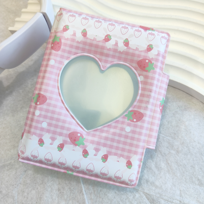 32 Slots Cute Photo Album 3 Inch Idol Photocard Collection Book Photo Storage Holder