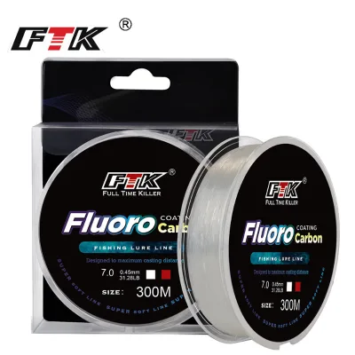 GS Durable Fluorocarbon Fishing Line Long Casting Super Strong 100% Fluorocarbon Fishing Line Monofilament
