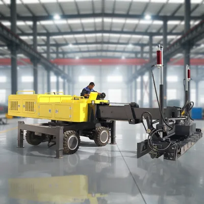 High Frequency Vibrating Truss Screed Alternative High Precision Engineering Laser-Guided Floor Screed