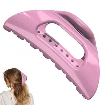 Soft Silicone Triangle Hair Claw Clips for Women Lightweight Soft and Flexible Claws Clips for Thick Long Hair Strong Hold