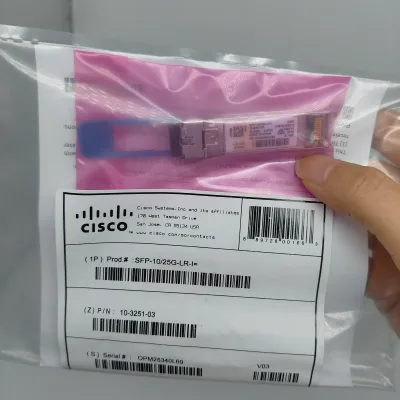 SFP-10/25G-LR-I SFP28 Industrial Transceiver 10G-25G LR 1310nm 10KM SMF Green Tab