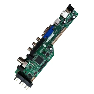 Direct Supply 32-Inch LED TV Mainboard + Keypad Wire + Remote Control + LVDS Cable Universal 14-32\" ZS.S53.A8R01 SKD Kits Parts